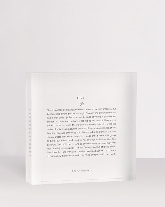 Grit — Mini Mantra Block