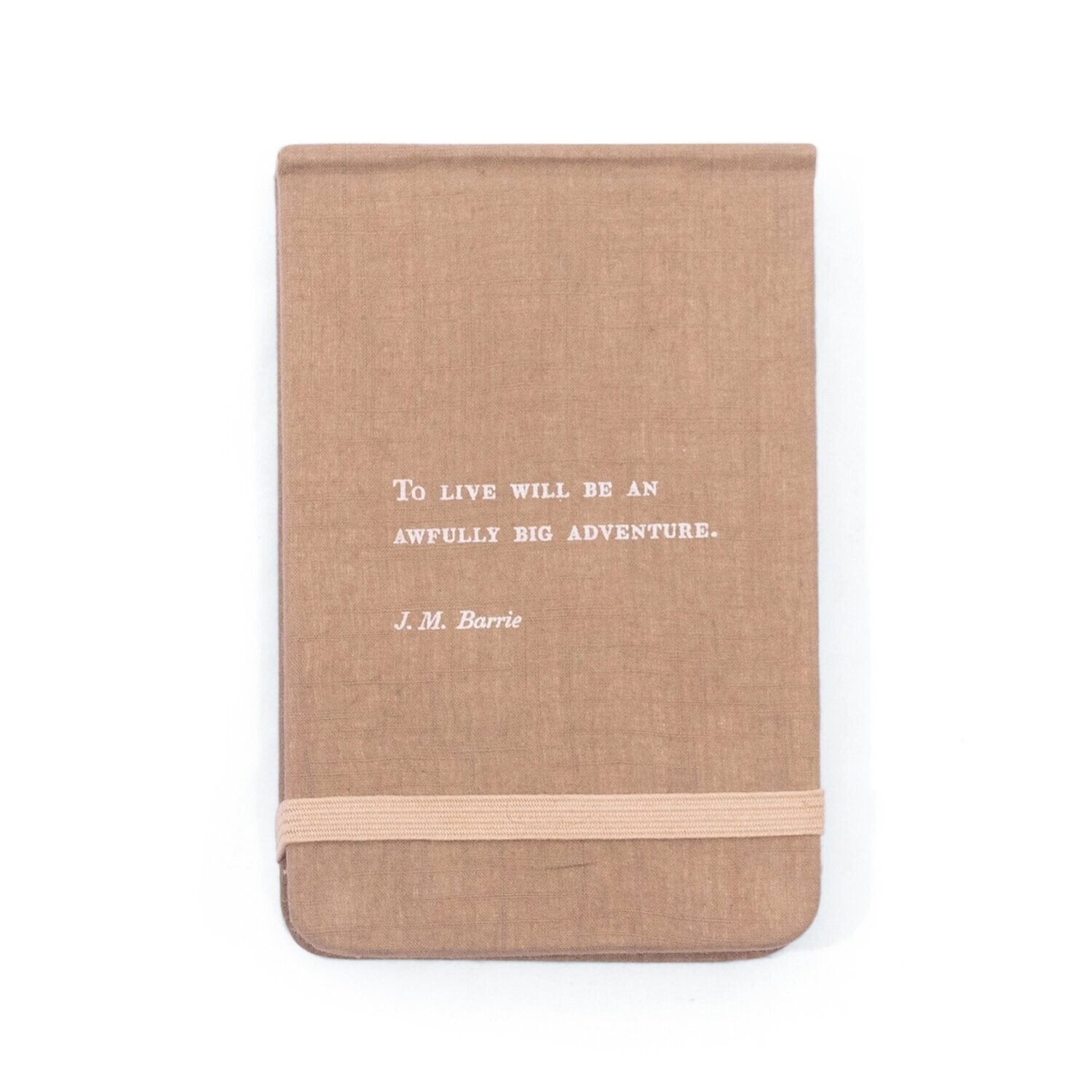 J.M. BARRIE (PETER PAN) FABRIC NOTEBOOK