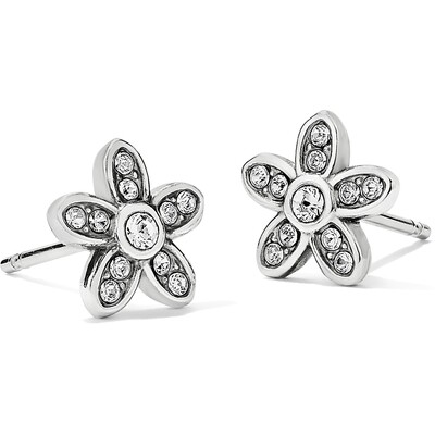 Baroness Fiori Mini Post Earrings Silver