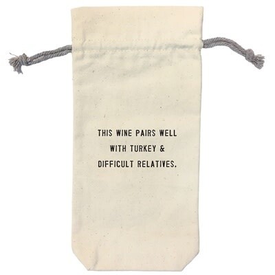 THIS WINE PAIRS WELL WINE BAG