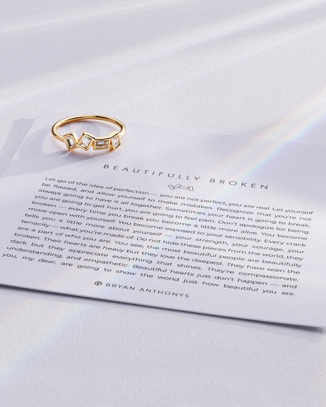 Beautifully Broken Ring - 14k Gold / 7