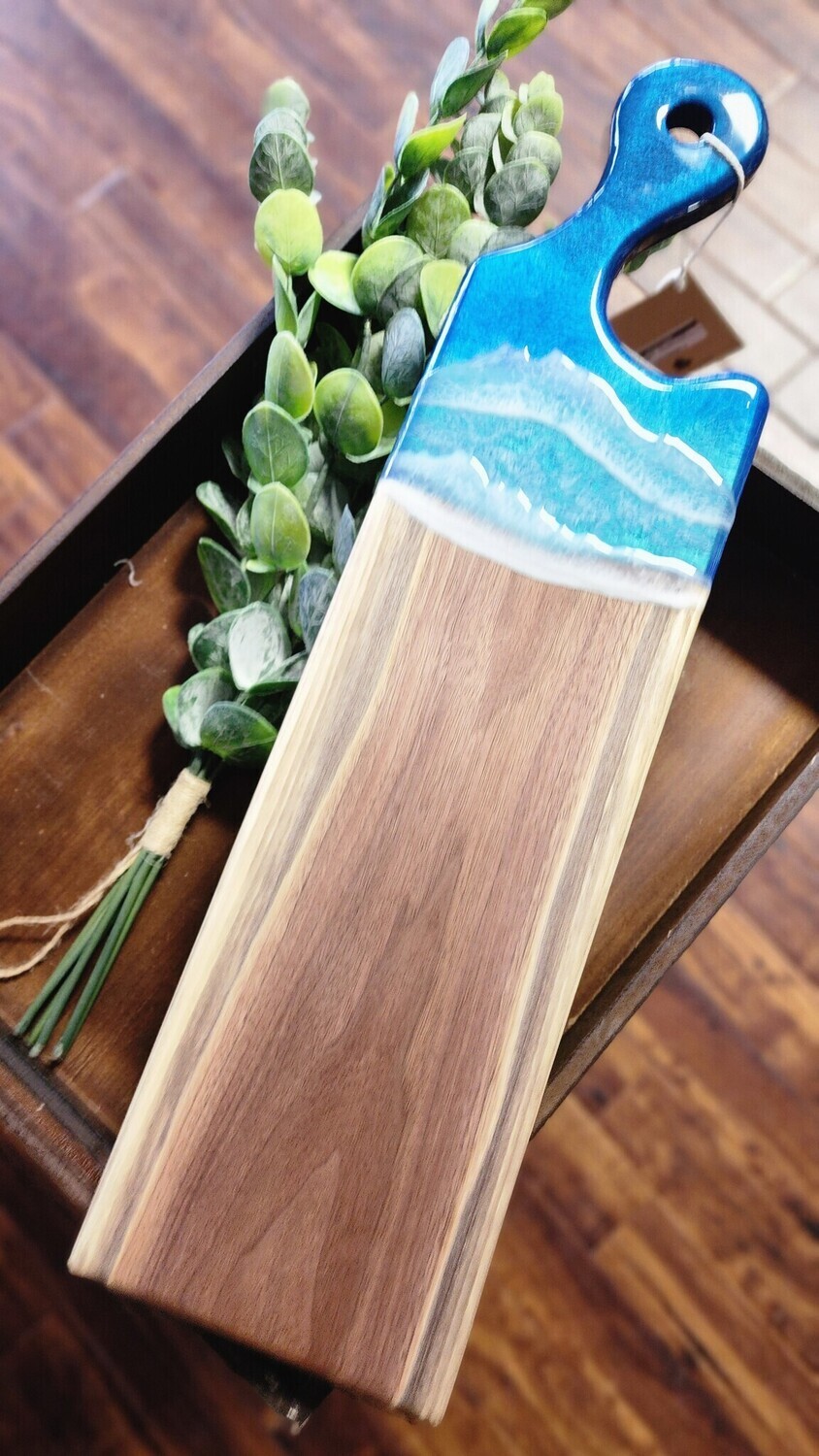 NATURAL LONG CHARCUTERIE BOARD