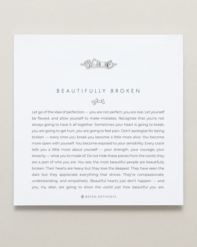 Beautifully Broken Ring - Silver / 7