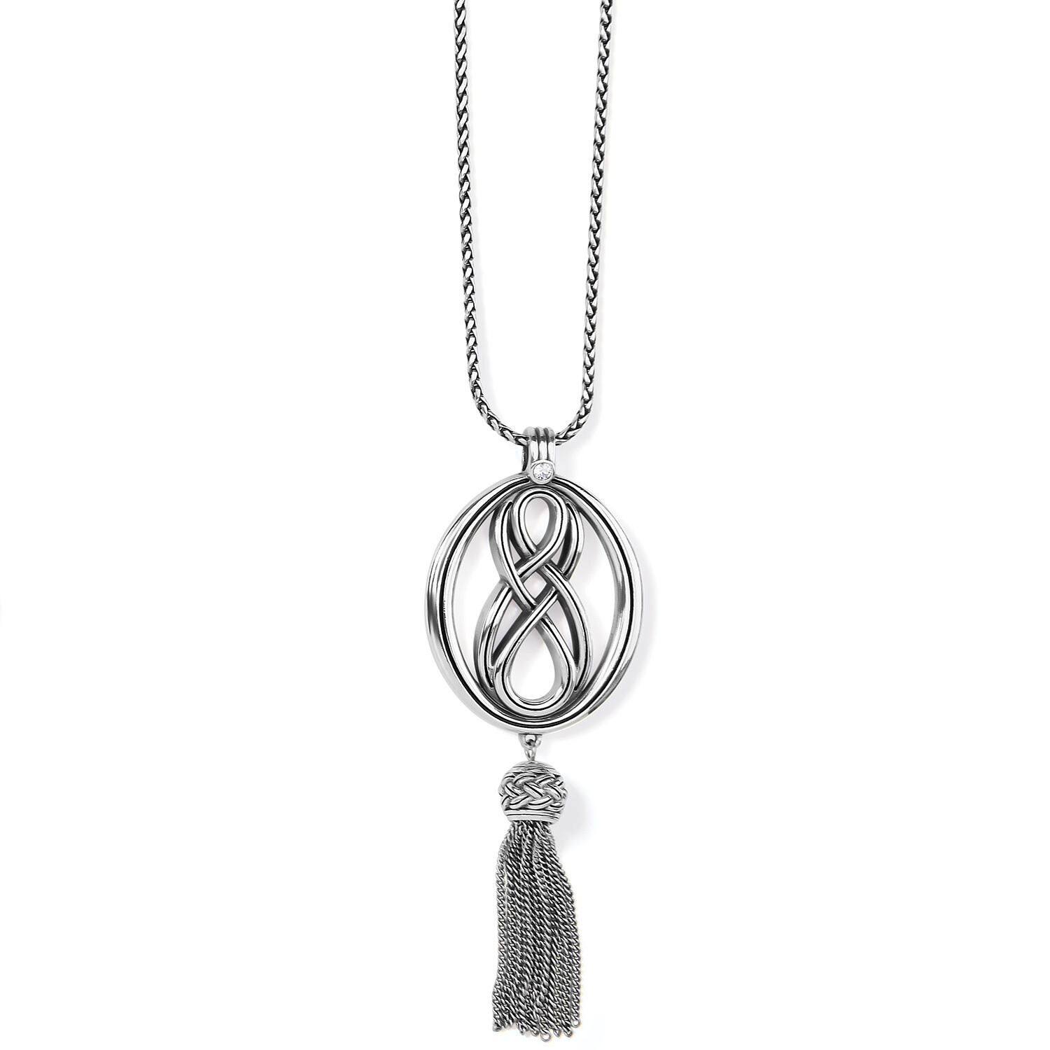 Interlok Embrace Convertible Necklace - Silver, OS