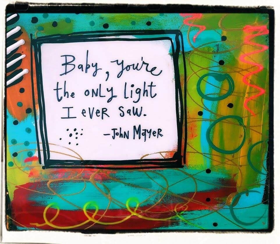 MUSICIAN ASSORTMENT (CLICK FOR DESIGNS), SIZE: MINI, QUOTE/DESIGN: JOHN MAYER