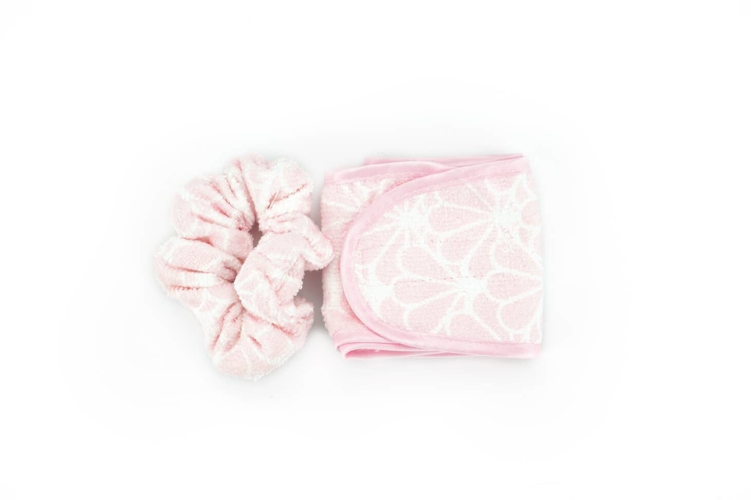 HIGH &amp; DRY MICROFIBER SCRUNCHIE &amp; HEADBAND DUO, Color: PINK