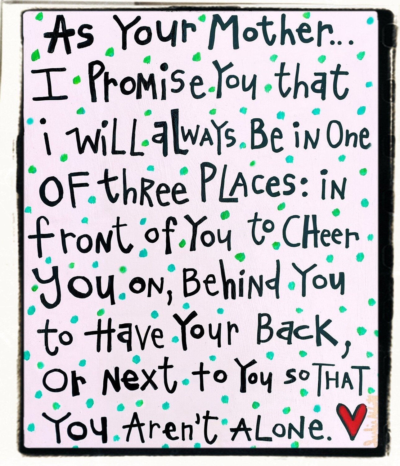 FAMILY ASSORTMENT (CLICK FOR DESIGNS), SIZE: MINI, QUOTE/DESIGN: AS YOUR MOTHER