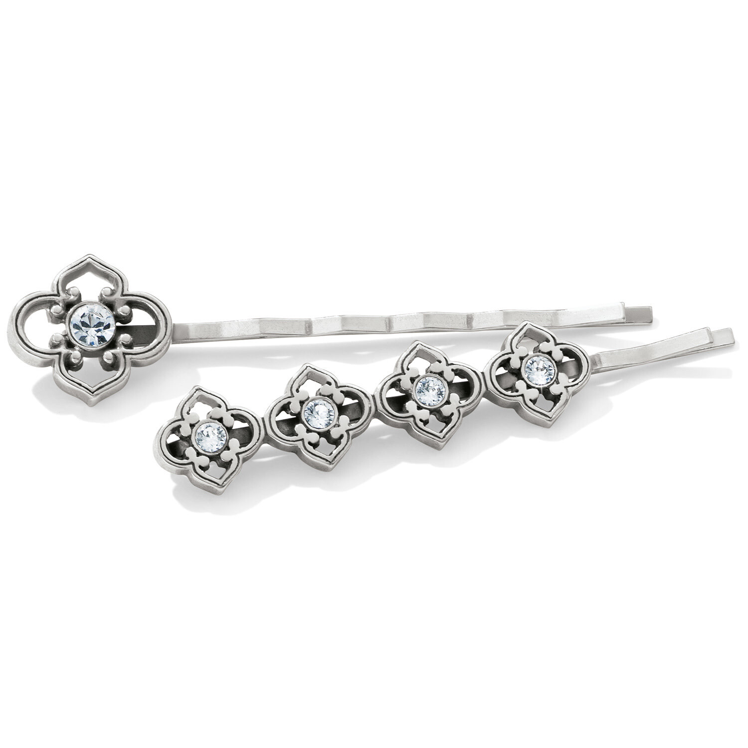Toledo Bobby Pin Set Silver