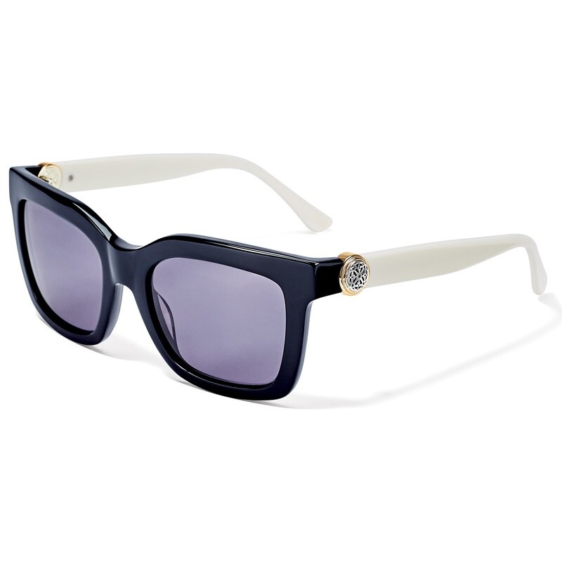 Ferrara Two Tone Sunglasses-Black-White