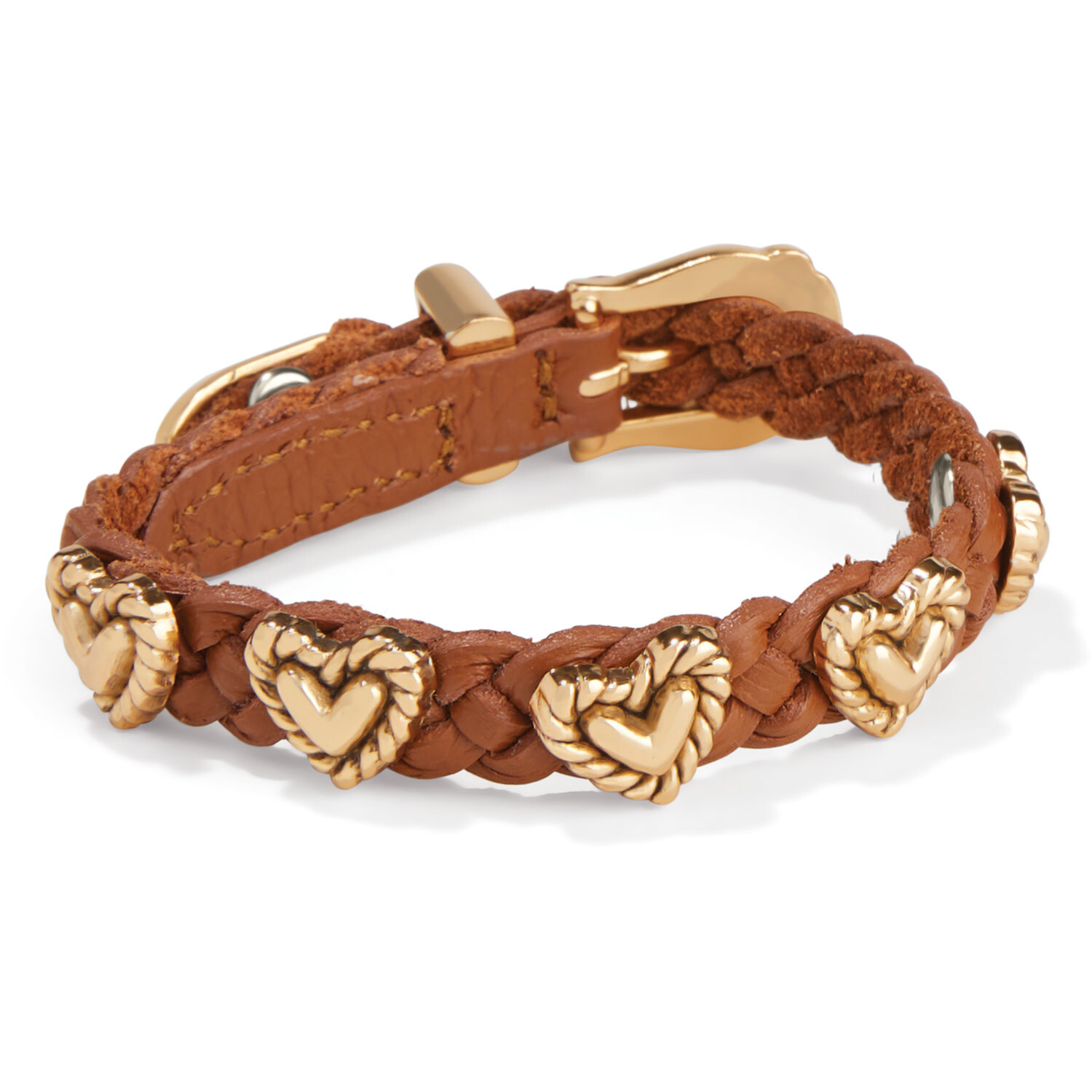 Roped Heart Braid Bandit Bracelet-Luggage