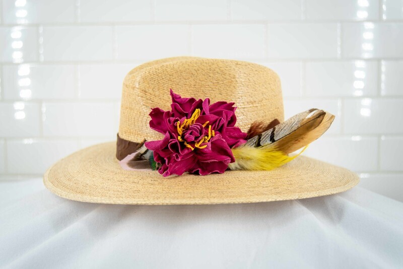 FUCHSIA ROSE FEDORA