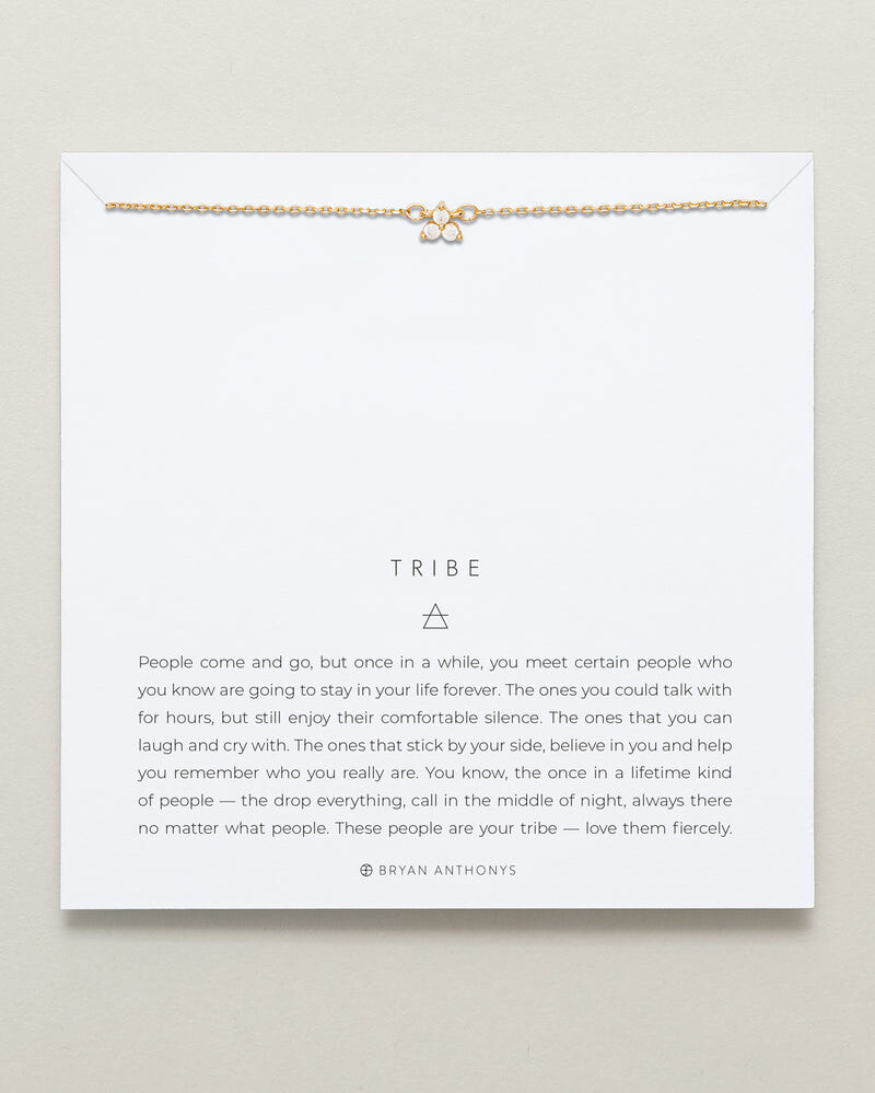 Tribe Dainty Friendship Necklace - 14k Gold