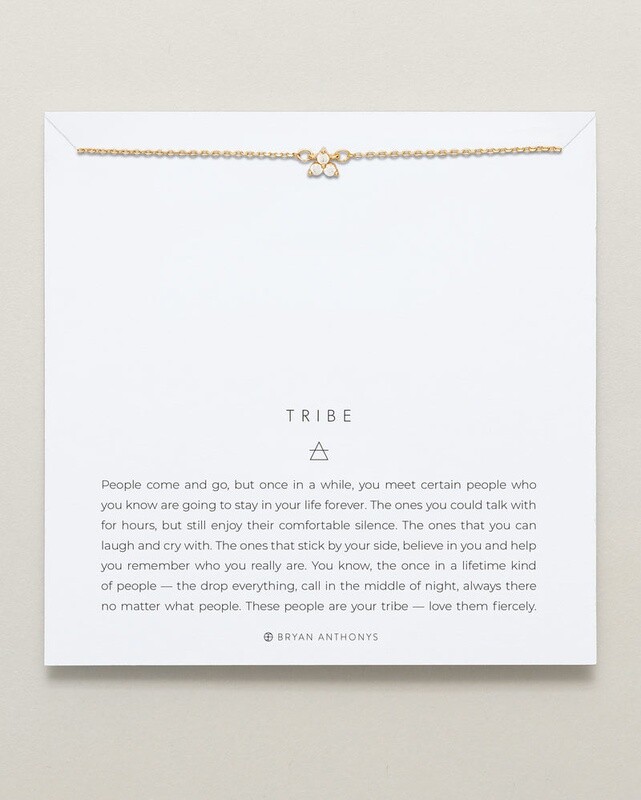 Tribe Dainty Friendship Necklace - 14k Gold