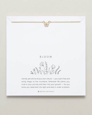 BLOOM DAINTY BRACELET GOLD/CLEAR