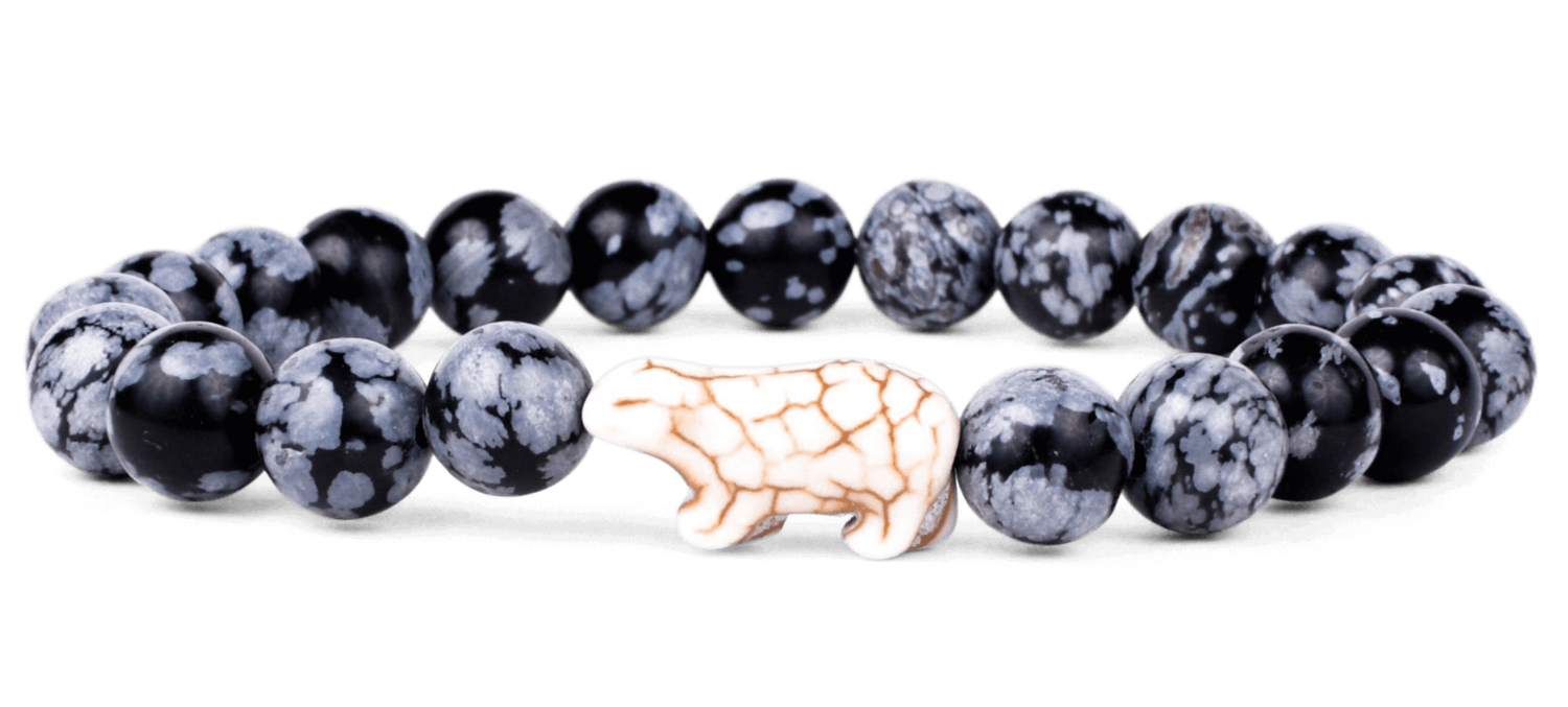 The Venture Bracelet - Polar Bear Papillae Stone
