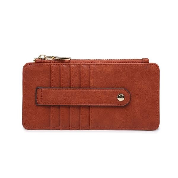 SAIGE SLIM WALLET -RUST