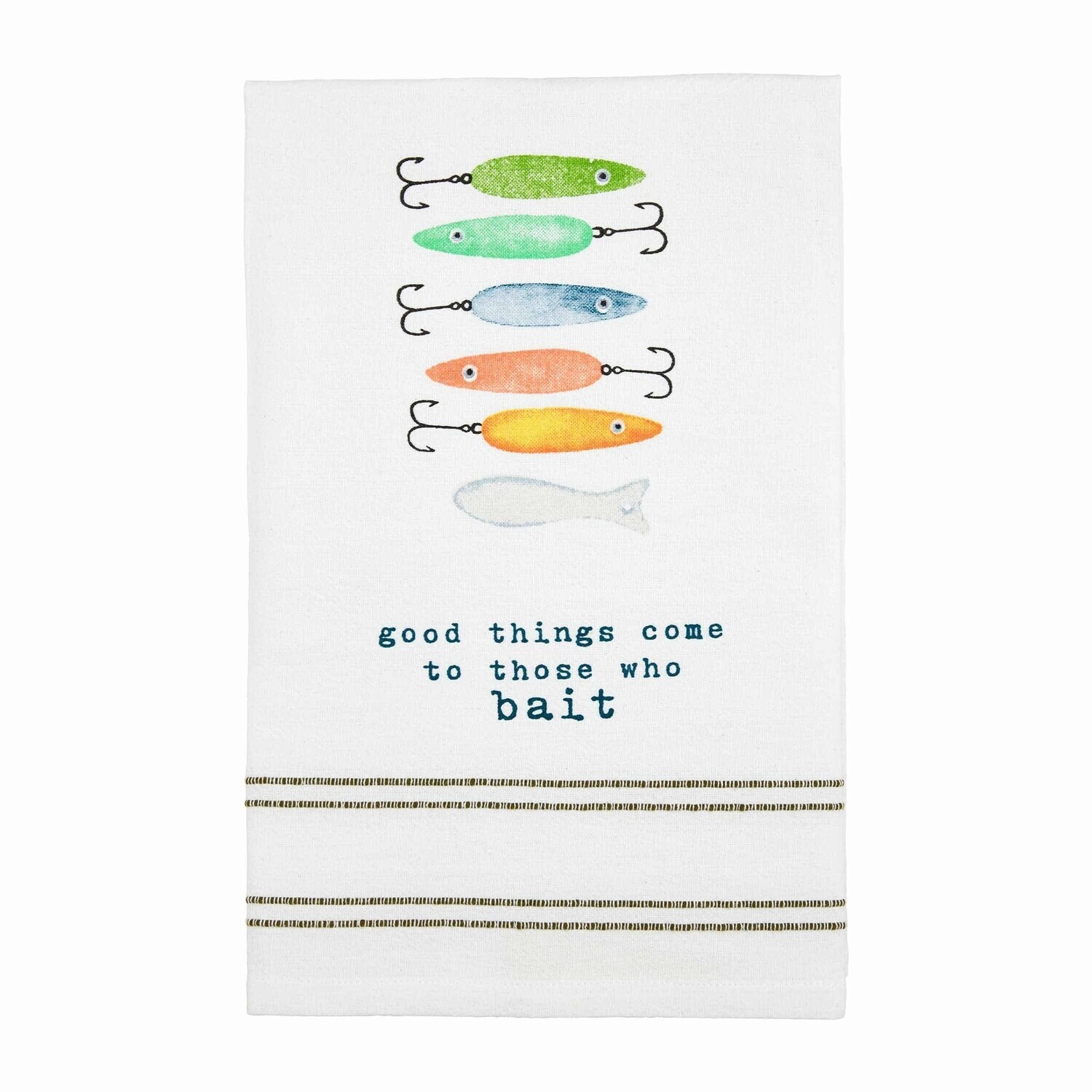 Bait Watercolor Towel