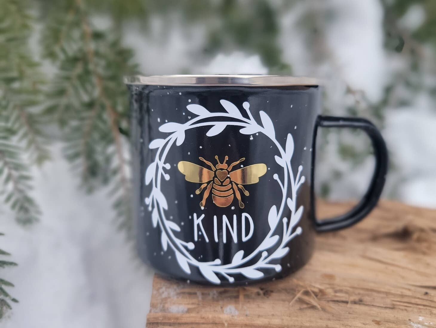 BEE KIND COFFEE MUG