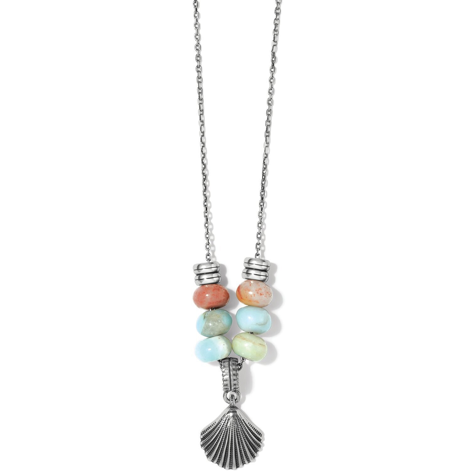 Silver Shells Bay Necklace