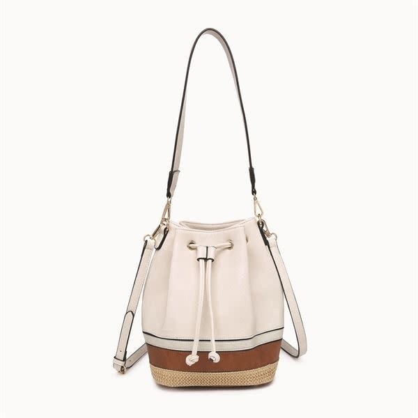 DARCY BUCKET BAG - BROWN