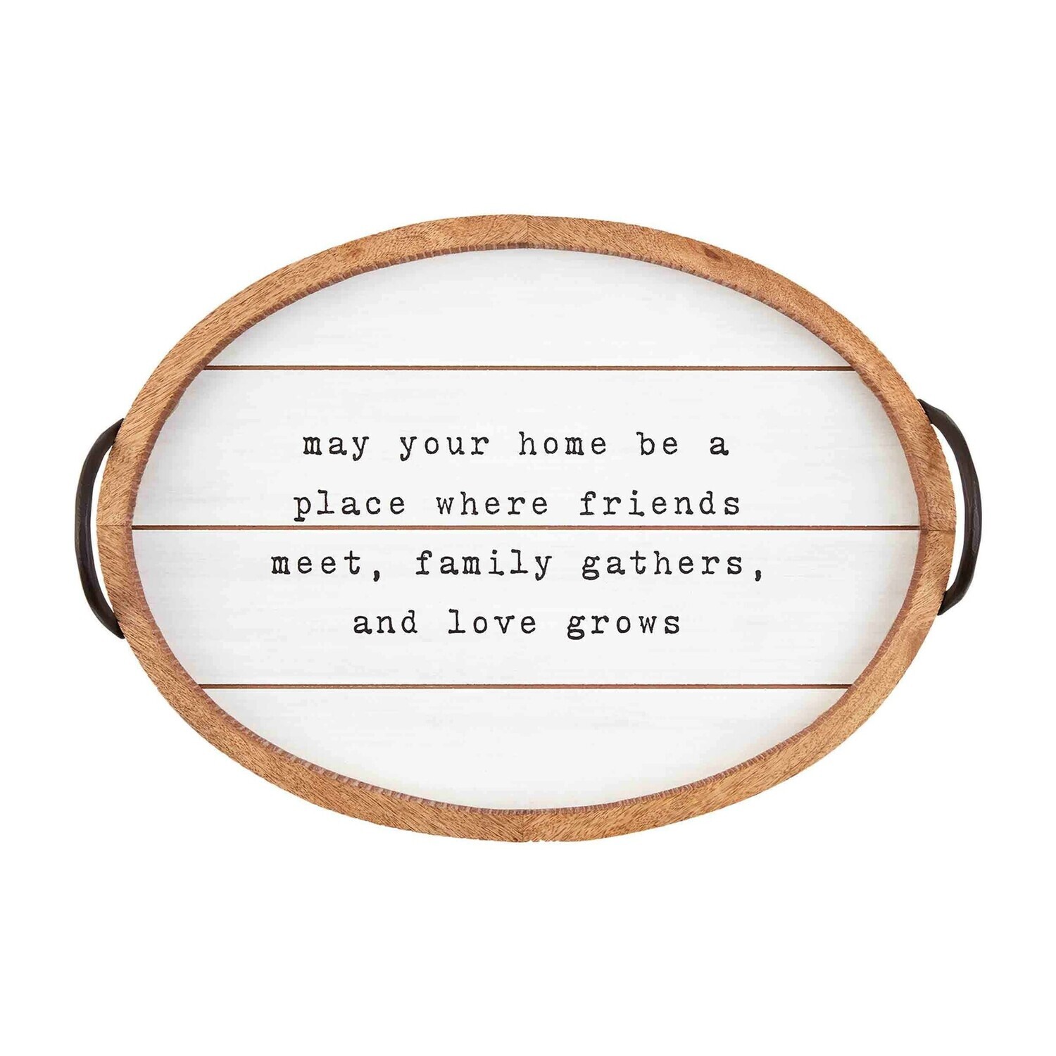 OVAL FARM TRAY PLAQUE