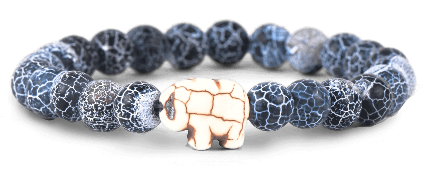 The Expedition Bracelet - Elephant  River Blue