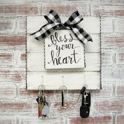MINI ART &amp; CHARM BOARD WITH HOOKS