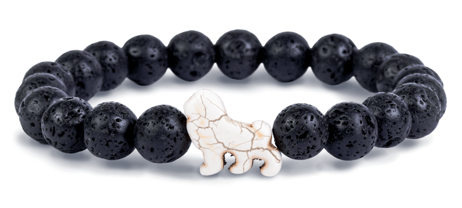 The Excursion Bracelet - Lion Lava Stone
