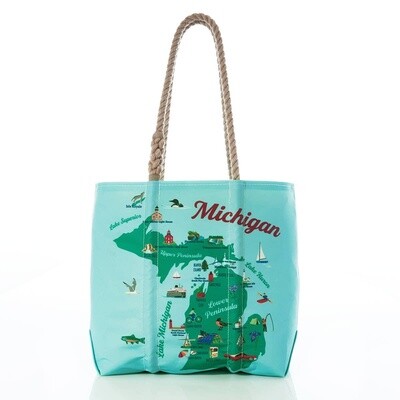 MICHIGAN LANDMARKS TOTE