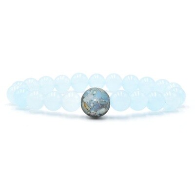 LELAND BLUE, CHALCEDONY BRACELET