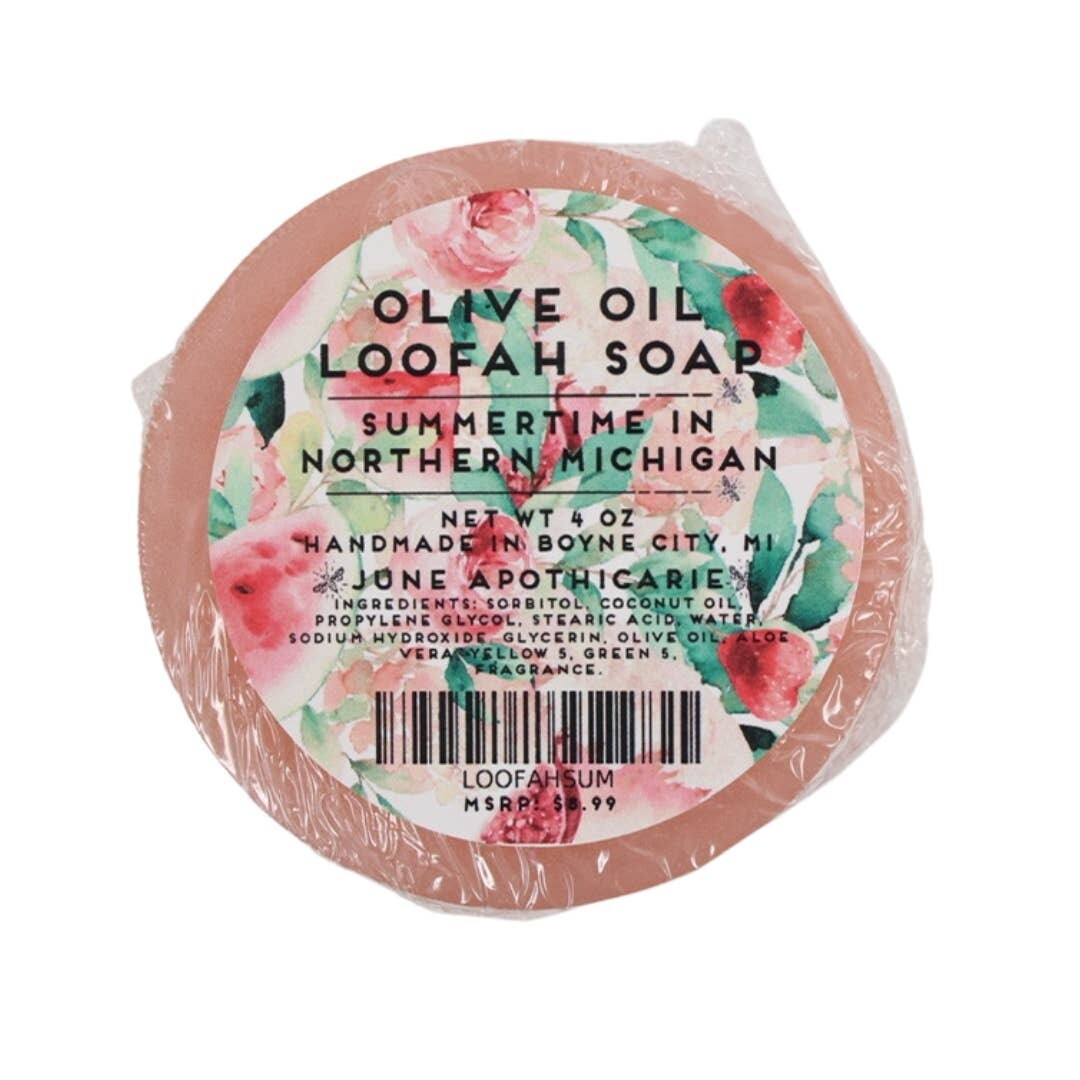 SUMMERTIME IN NORTHERN MICHIGAN LOOFAH SOAP