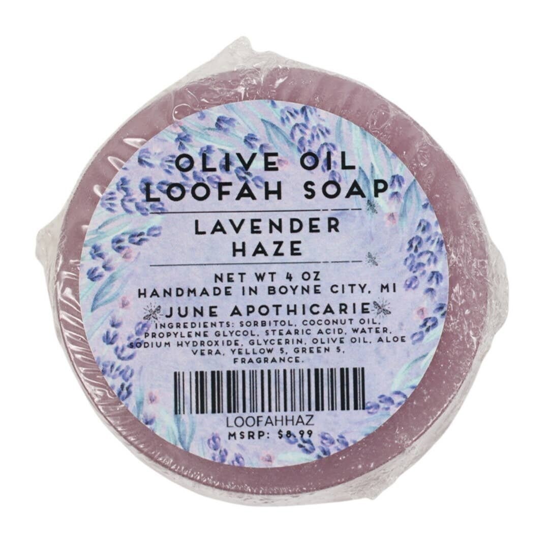 LAVENDER HAZE LOOFAH SOAP
