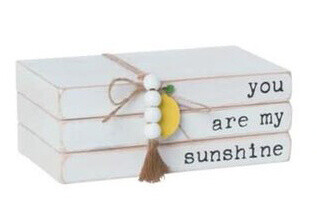 LEMON BOOK STACK - SUNSHINE