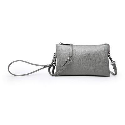 RILEY CROSSBODY-GUNMETAL