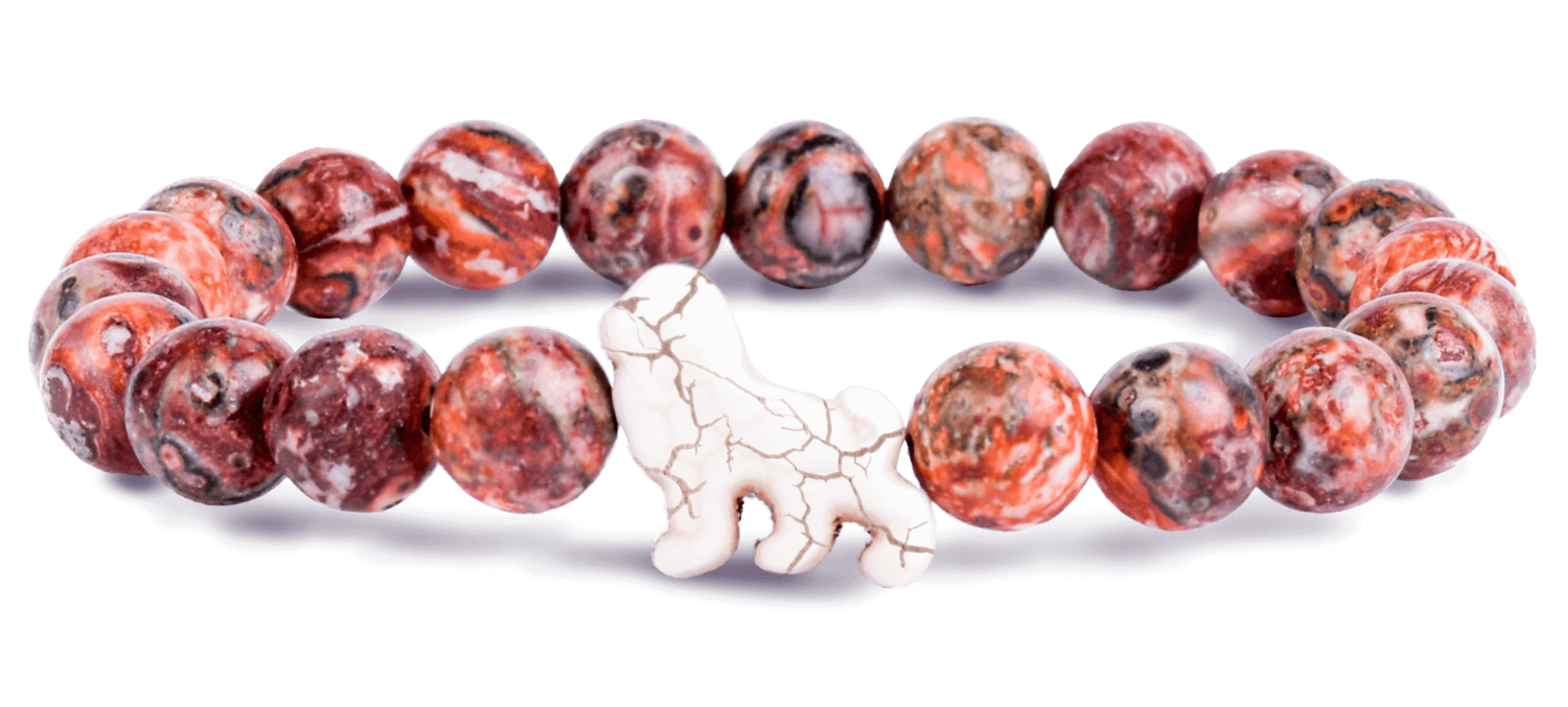 The Excursion Bracelet - Lion Sahara Stone