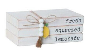 LEMON BOOK STACK - LEMONADE