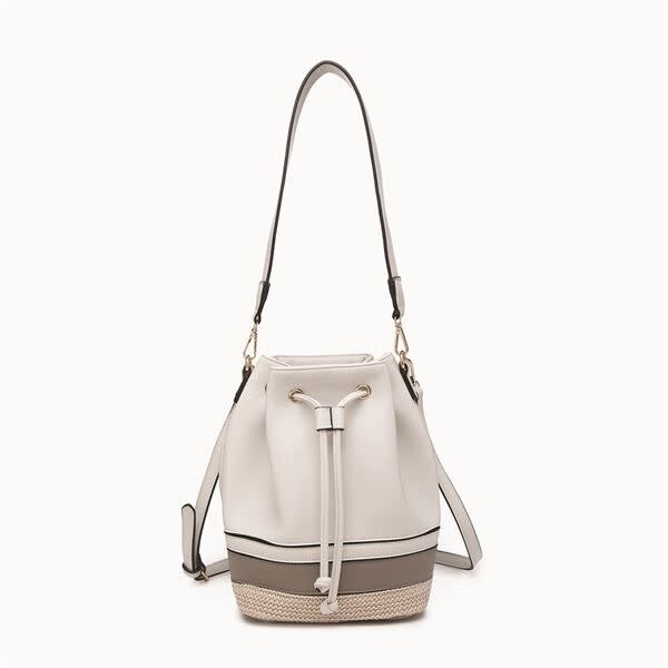 DARCY BUCKET BAG - GREY