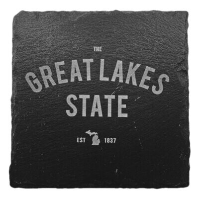 MICHIGAN THE GREAT LAKES STATE COASTER