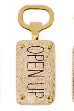 Wood Bottle Opener - Open Up