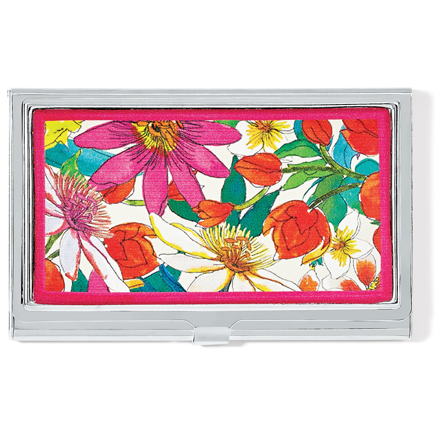 Paradise Garden Metal Card Case