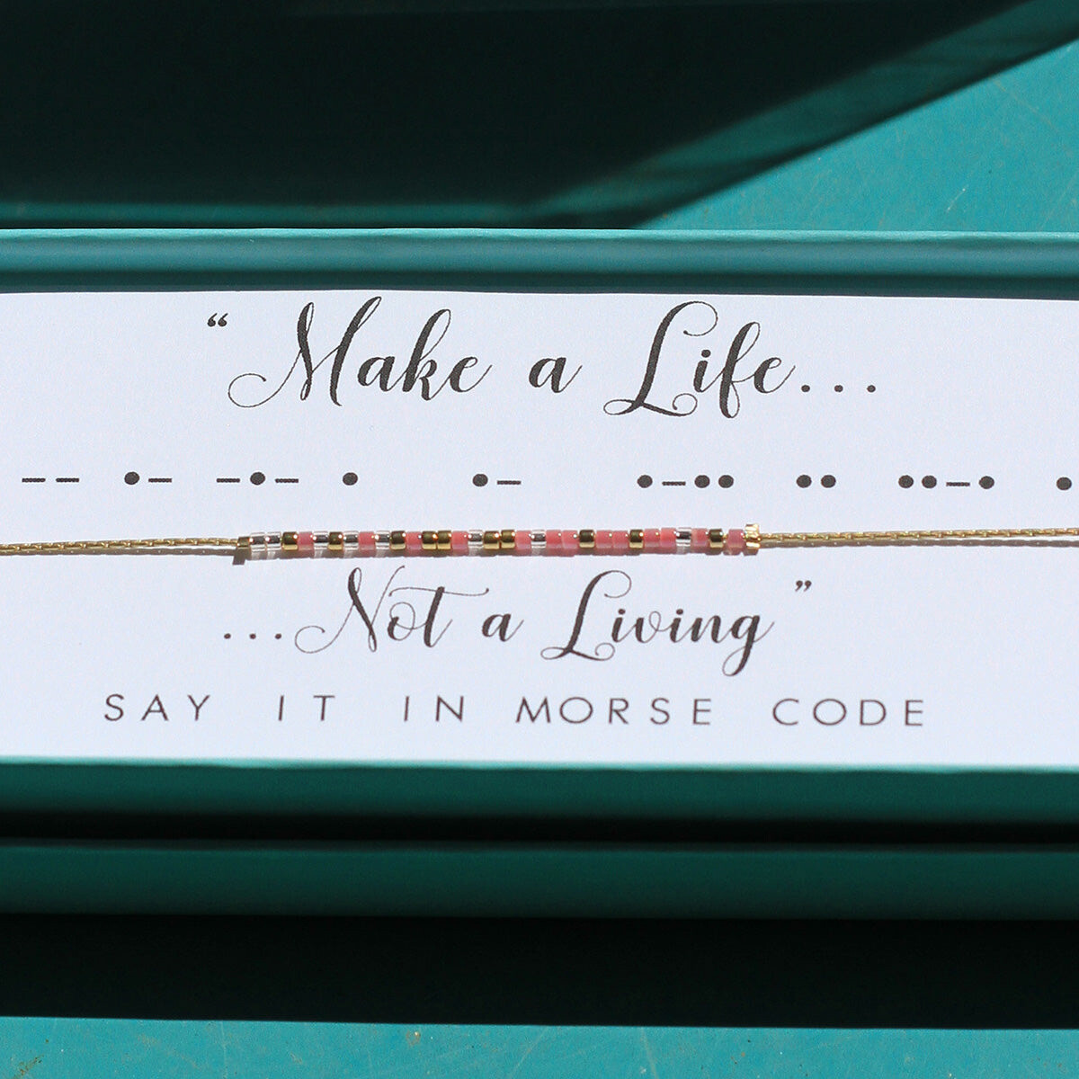 MAKE A LIFE NECKLACE - GOLD