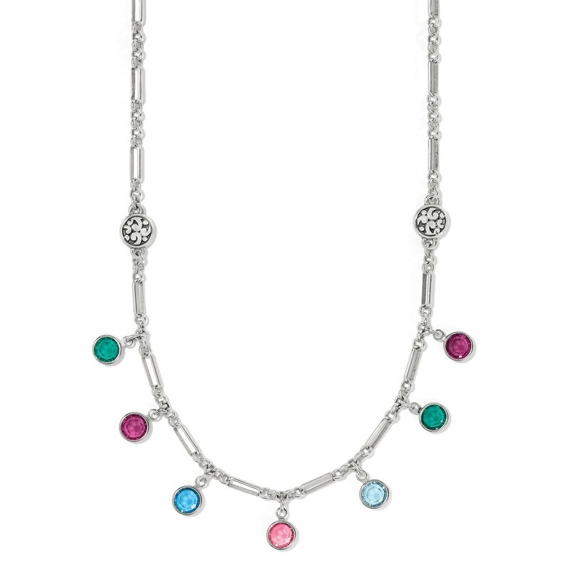 Elora Gems Drops Collar Necklace