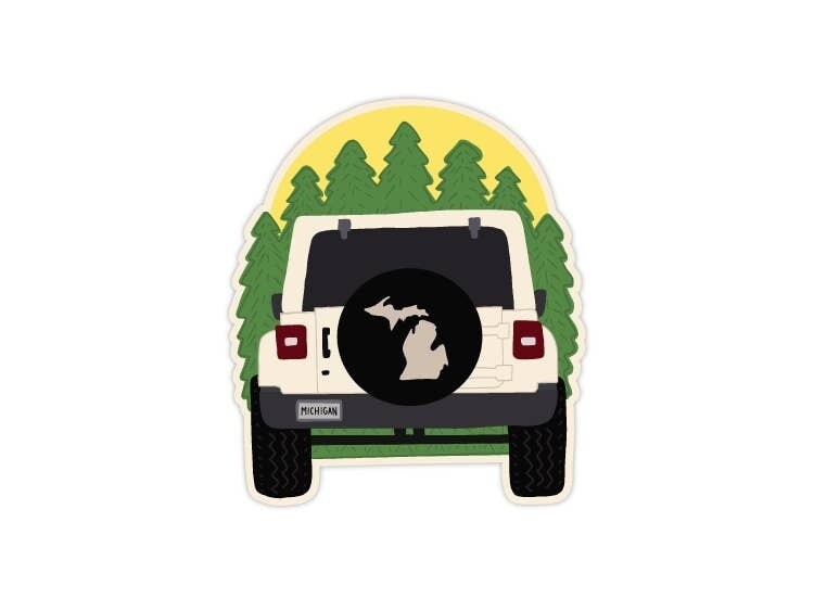 JEEP MICHIGAN STICKER