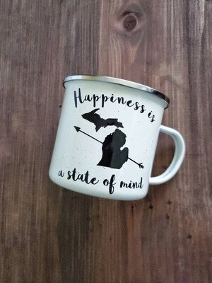 MICHIGAN HAPPINESS COFFEE MUG