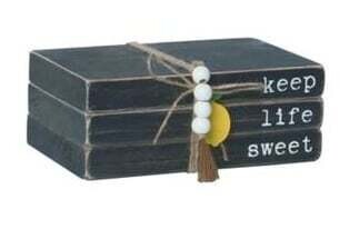 LEMON BOOK STACK - SWEET