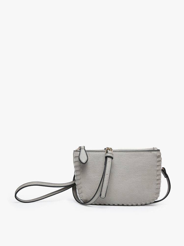 BONNIE WHIPSTITCH CROSSBODY - GREY