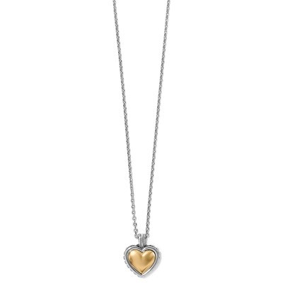 PRETTY TOUGH BOLD HEART PT 2 NECKLACE