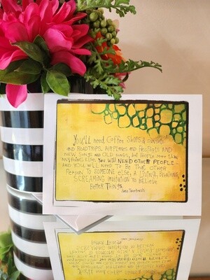 Coffee Shops Blank Greeting Card