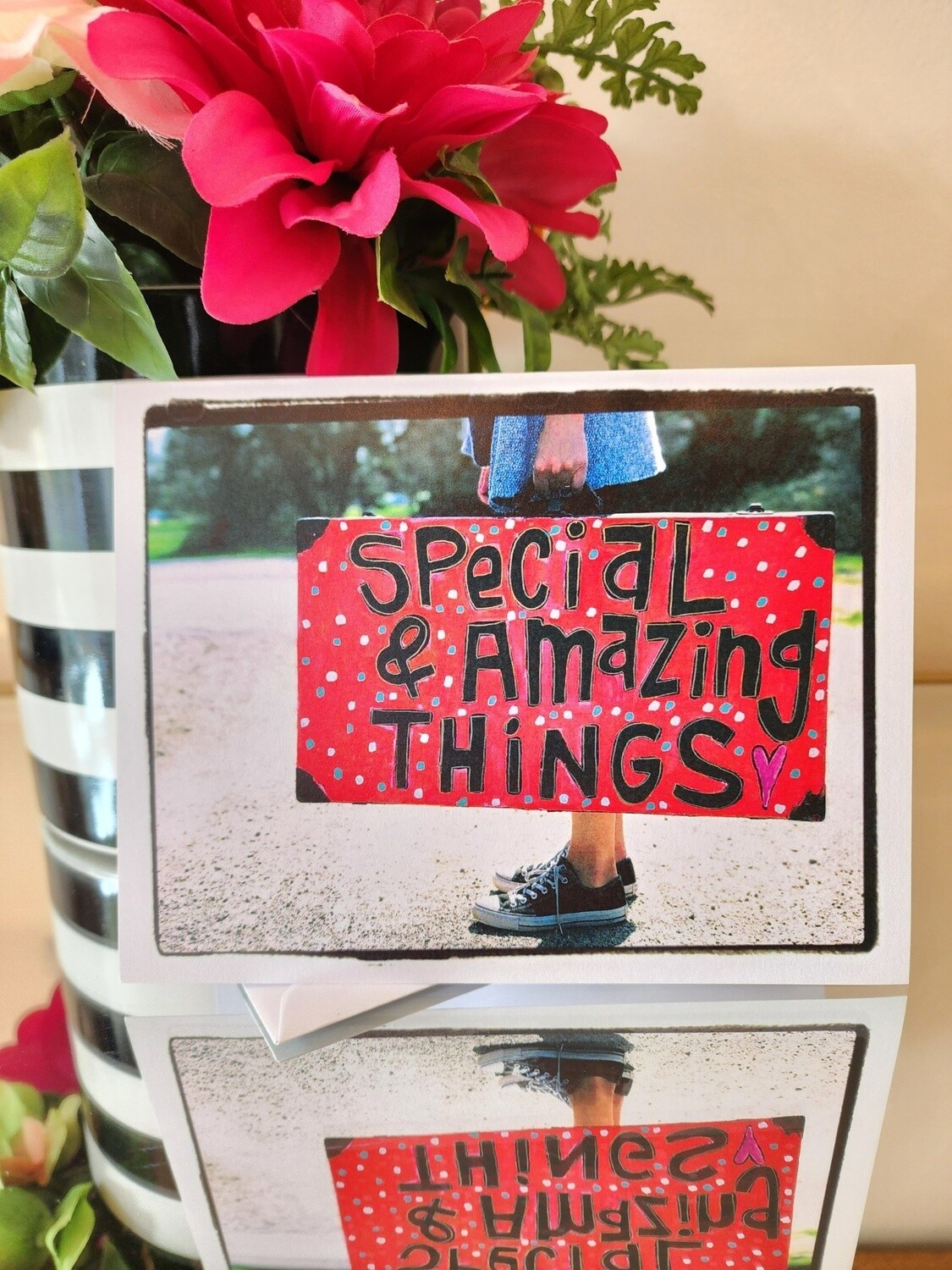 Special &amp; Amazing Things Blank Greeting Card