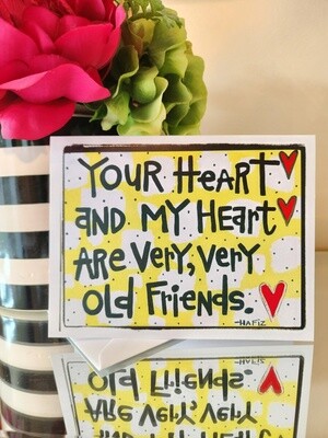 Your Heart Blank Greeting Card